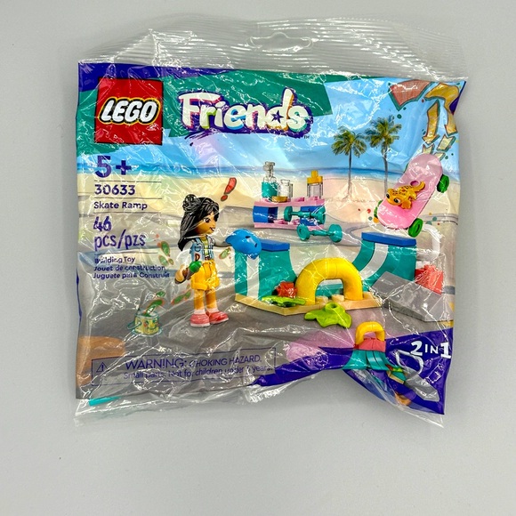 Sealed LEGO 30633 Friends Skate Ramp set kit building toy 46 pieces - Picture 1 of 2